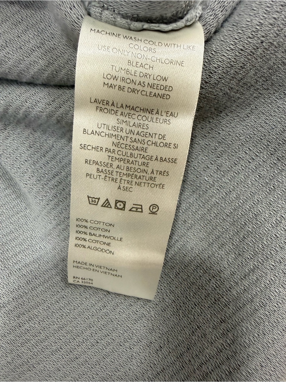 We The Free Gray Ribbed Oversized Pullover Sweatshirt Size L - Picture 5 of 7